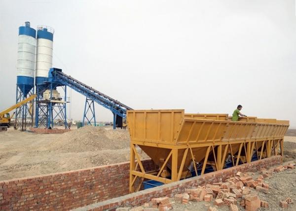 Buy Belt Conveyor Cement Batching Plant Ready Mixed Concrete Mixing Plant 90m3/H Capacity at wholesale prices