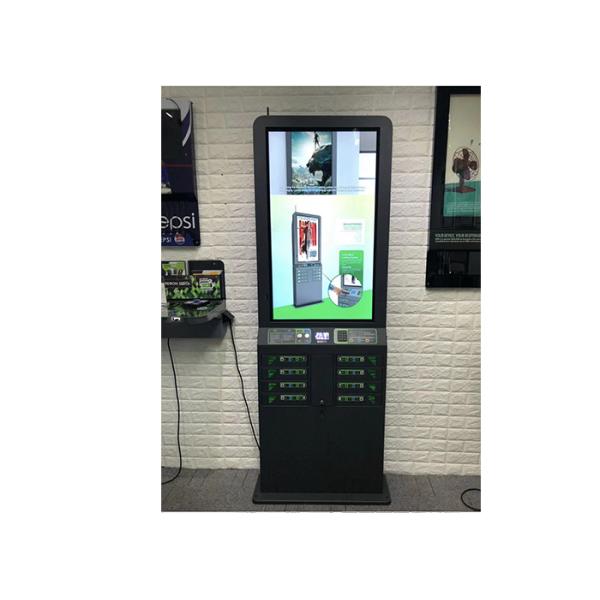 Android 7.1 OS LCD Digital Signage 6pcs 8pcs Multiple Mobile Charging Station