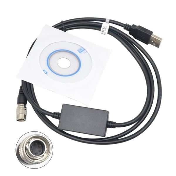 6 PIN USB RS232 PDA Interface Data Download Cable for Nikon Survey Total Station DTM532/452/330 Data Transfer Cable