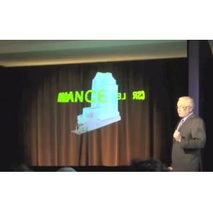 HD Holographic Projection System / Live Hologram Projection With 3d Holofilm