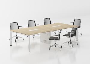 China Modular Rectangular Office Meeting Table Furniture For 8 Person Conference on sale