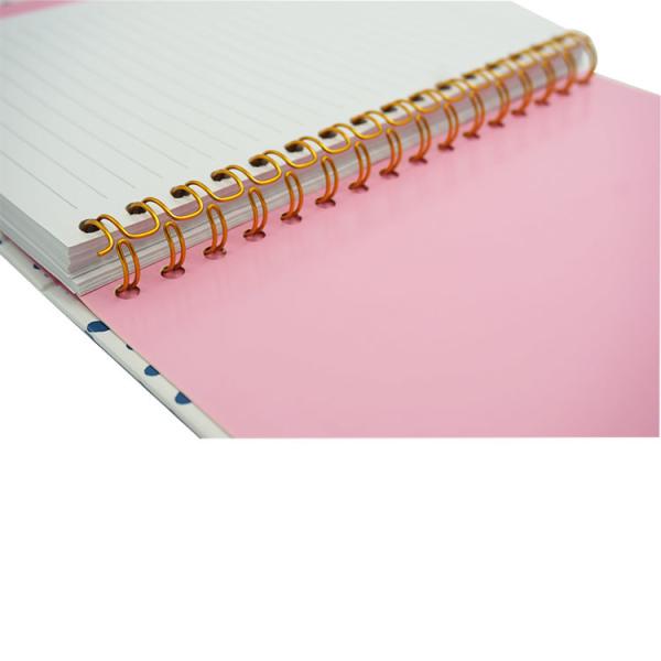 Matt Lamination Custom Spiral Bound Book Printing , Hardcover Printing Service 170*210mm