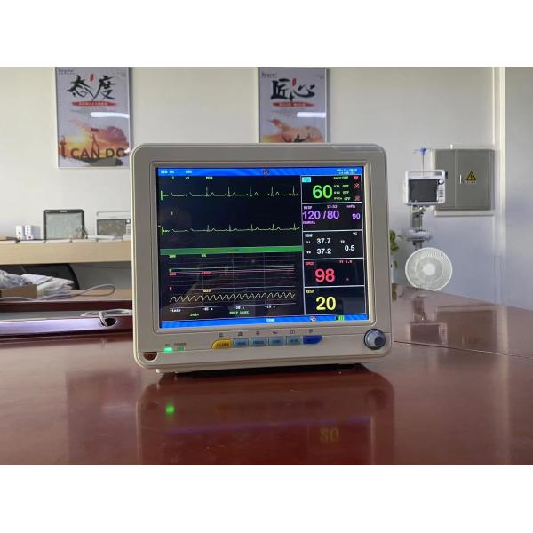Lightweight Hospital Patient Vital Signs Monitors With ECG SPO2 NIBP Temp Measurement