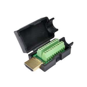 HDMI Male Jack to Screw Terminal Block Breakout Board Adapter
