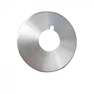 China HSS Fabric Saw Blade Round Tungsten Carbide SKD Roller Blade For Cutting Fabric on sale