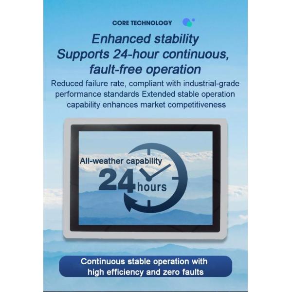 21.5 Inch Embedded Fully Enclosed Touch Displays for HMI Automation Smart Home Waterproof Dustproof