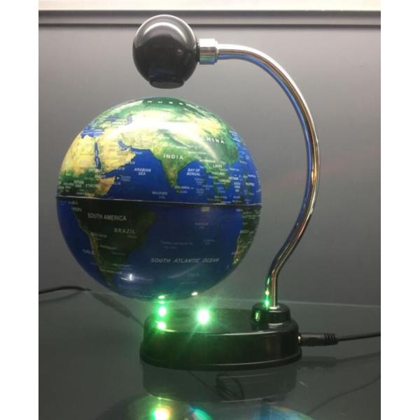 led light magnetic floating levitate pop 6inch globe gift desk toy