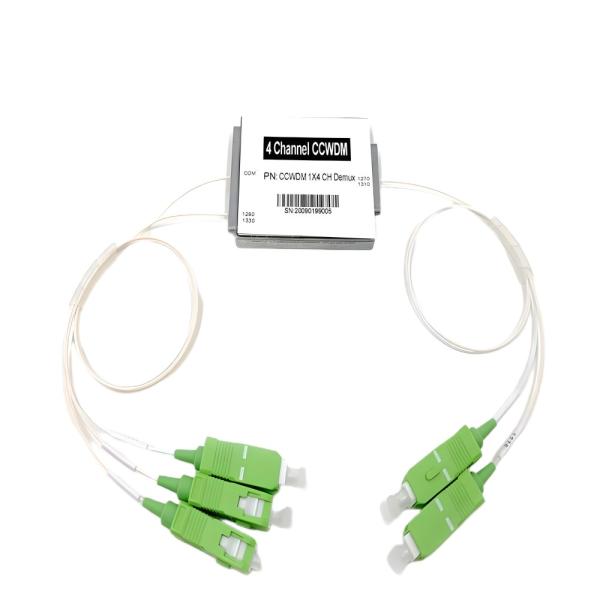 Buy 4CH Compact CWDM MUX DEMUX Module CCWDM Multiplexer with High Isolation and Low Insertion Loss for Network Expansion at wholesale prices