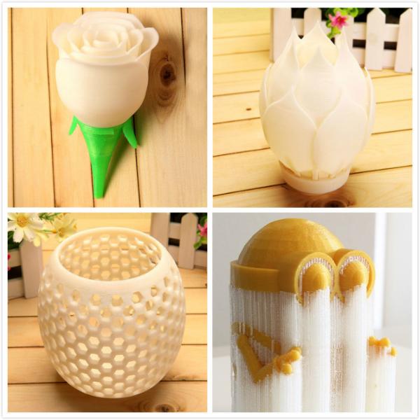 1.75 Mm Nylon 3D Printer Filament Four Types Color , 3d Printing Materials