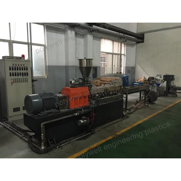 Twin-Screw Modified PA66 With Glass Fiber Pellet Making Machine Polyamide Extrusion machine