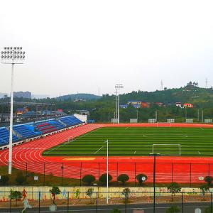 Quality Non Toxic 13mm Thick Eco Sports Flooring Synthetic Athletic Track for sale