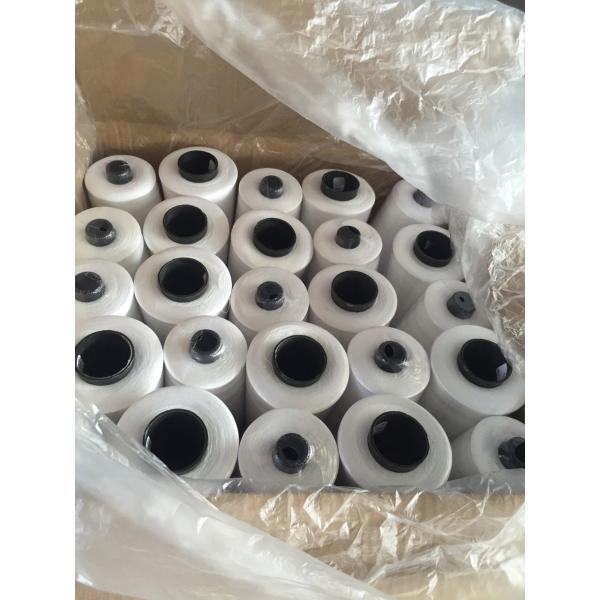 Raw White Knotless 100 Spun Polyester Sewing Thread 50 / 2 High Tenacity AAA Grade