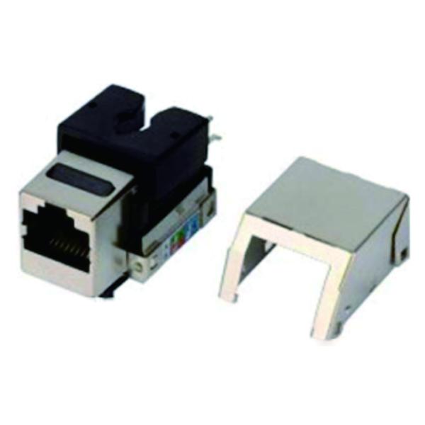Cat.5e cat6 RJ45 Shielded Keystone Jack zc 1129