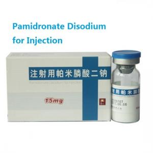 China Pamidronate Disodium for Injection15mg, the drug used in hypercalcemia and release relief pain Caused by cancer. GMP on sale