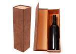 Customized double wine bottle gift box , Rigid Corrugated Cardboard Wine Boxes