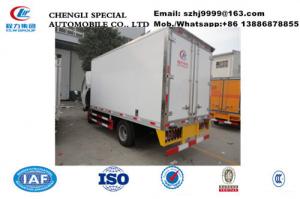 Quality HOT SALE! factory sale best price Forland 4*2 RHD 3tons frozen van truck with imported US Thermo King/CARRIER reefer, for sale