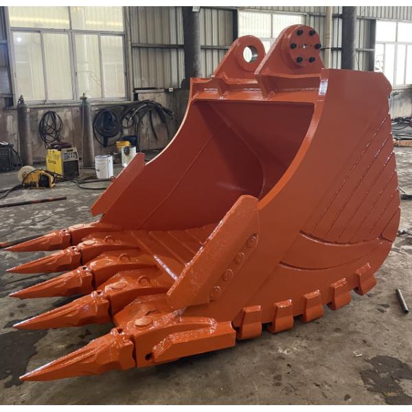 Hitachi Excavator Titling Roock Bucket With 1.2m3 Capacity For Cat Volvo Case