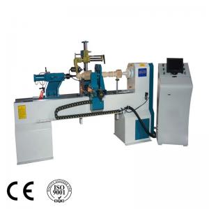 Quality L2500mm Automatic Wood Lathe Machine , Dia400mm Cnc Profile Cutting Machine for sale