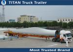 International Specialized Schnabel Extendable Flatbed Trailer For Hauling Wind