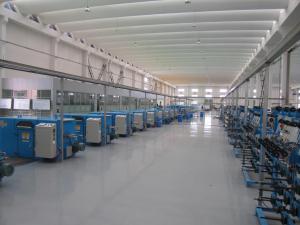 China Blue Normal Wire Twisting Machine Double Twist For Bunched Copper Wire Pay Off on sale
