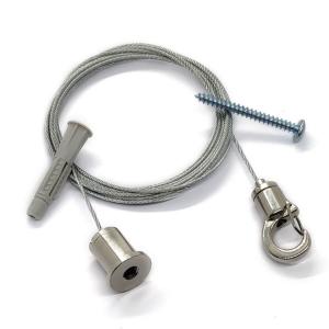 Quality Adjustable Gripper Cable Lock Lighting Fitting Wire Rope Suspension Kit for sale