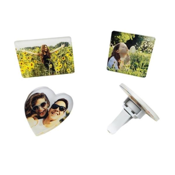 DIY Printable Blank Acrylic Sublimation Car Vent Clip Air Freshener For Heat Transfer