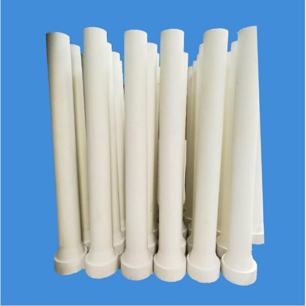 Functional Refractory Long Nozzle , Zirconia Nozzle High Tenperature Strength