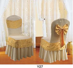 China Chair Design Cheap Soft Dine Hotel Banqet Wedding Chair Covers table cloth (Y-27) on sale