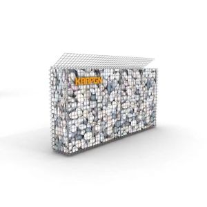 Quality 1x0.2x1m Galvanized 5mm Stone Gabion Baskets Wall for sale