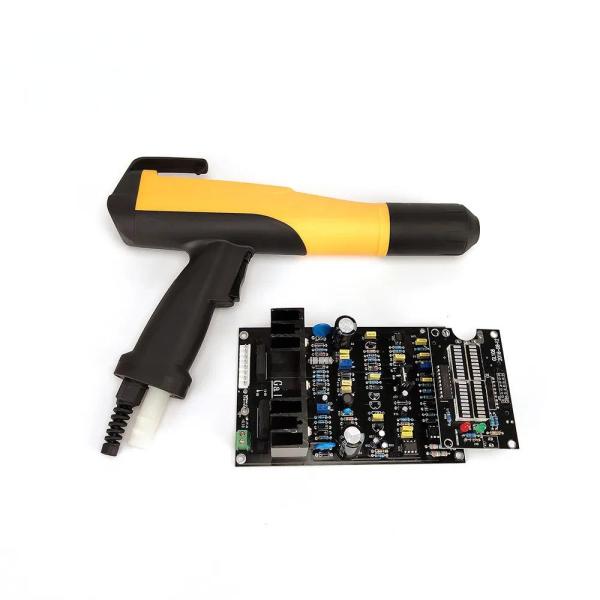 Manual Powder Coating Gun With Circuit Boards For Electrostatic Spraying