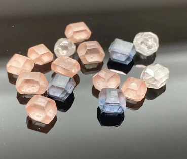 Fancy Bule Uncut Diamond Stone VVS HPHT Blue Rough Diamond For Gems