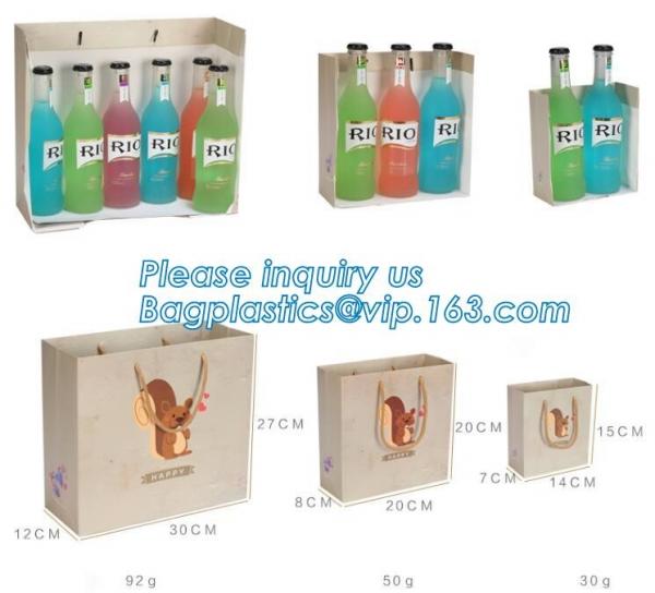Wholesale Black Color Custom Your Own Logo Printed Recycled Wine Paper Bags,Paper Bag Shopping Wine Garment Cookie Packa