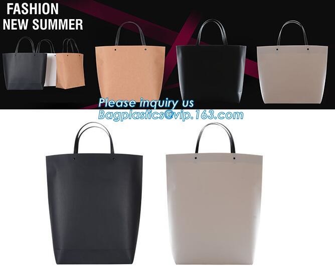 Custom Logo Printed New Style White Kraft Paper Bag With Twisted Handle,recyclable twist handle printed shopping brown k