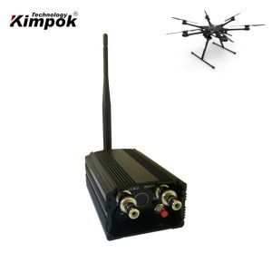 Quality Long Distance Wireless Drones Video Transmitter 1.2Ghz Video Audio Sender with 2000mW Output Power and 2W Video Input for sale