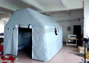 Quality Grey Waterproof 6X4m Inflatable Event Tent For Army Medical Or Camping for sale