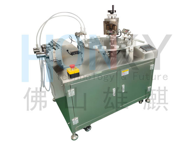 Full Electric Control Automatic Small Bottle Reagent Filling And Capping Machine With Servo Capping System For Reagent