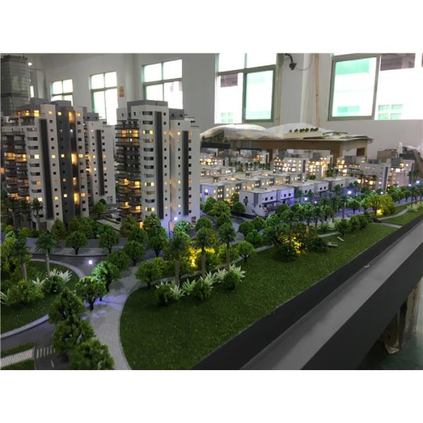 1/150 Diorama Miniature Architectural Models For Isreal Residential 2.2x1.5m