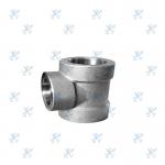 China Stainless steel forged high-pressure Tee pipe fittings, Socket Tee elbow for sale