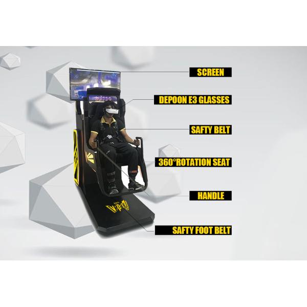 One Player Virtual Reality Simulator With Deepoon E3 Glasses