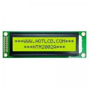 China 20x2 MCU Character LCD Module Practical With Green Backlight HTM2002A on sale