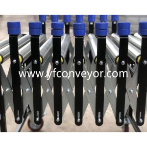 Flexible Powered Roller Conveyor with side guardrail