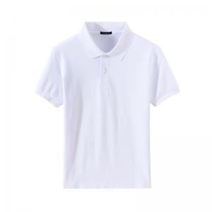 China Oem Factory Manufacturer Custom Logo Classic Fit Short Sleeve Logo Solid Soft Cotton Golf Shirt on sale