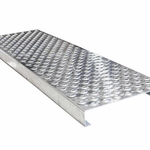 Quality Equipment Steps Steel Safety Grating , Wear Resistance Galvanized Metal Grating for sale