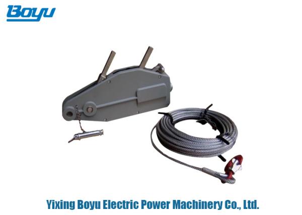Efficient Manual Winches Overhead Line Stringing Tools Rope Pulling Hoist