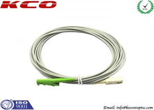Quality Rodent-resistant E2000 to SC simplex armored fiber optic patch cables armoured cord jumper for sale
