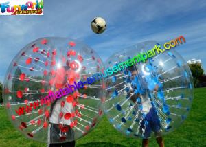 Quality Colorful TPU Inflatable Bumper Ball , Zorb Bubble Soccer Ball For Humans for sale