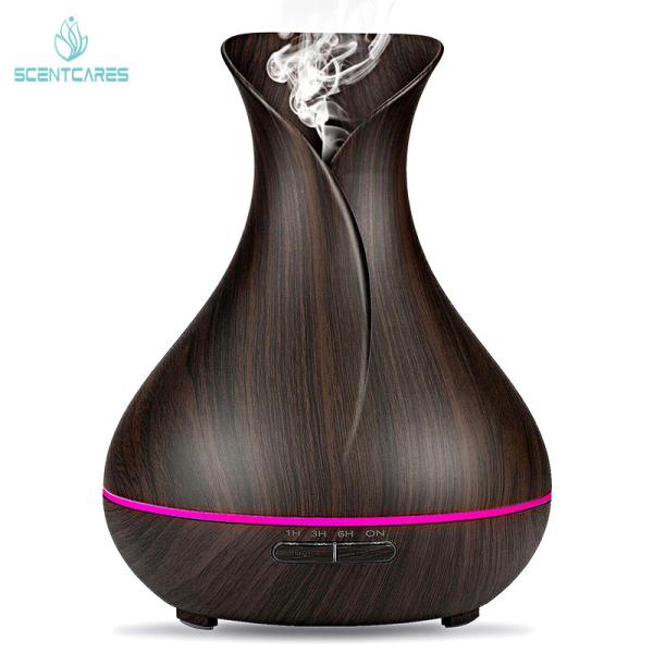 300ML Cool Mist Ultrasonic Humidifier With LED light And Flower Outlook