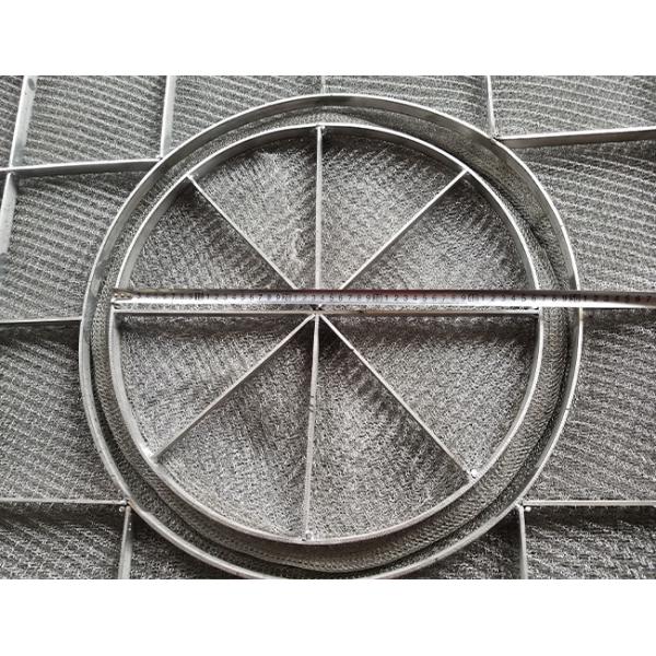 Circle Copper Mesh Pad Mist Eliminator For Scrubber OEM ODM