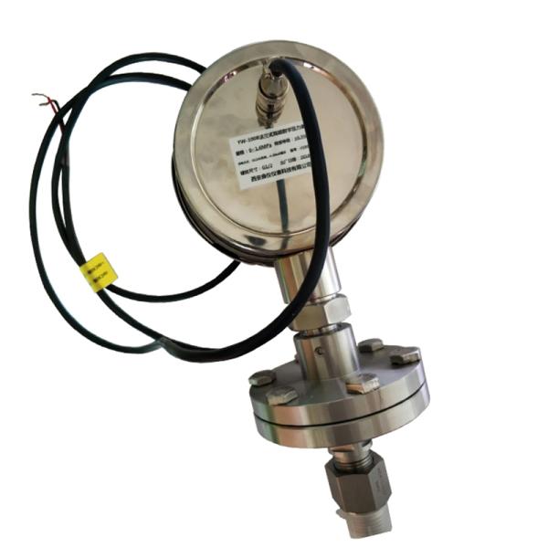 YW-100A SS316 Diaphragm Pressure Gauge With 4-20ma Output 1kg