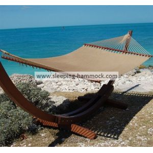 Quality Beach Prime Garden Two Point Tight Weave Caribbean Hammock With Spreader Bars All Weather for sale